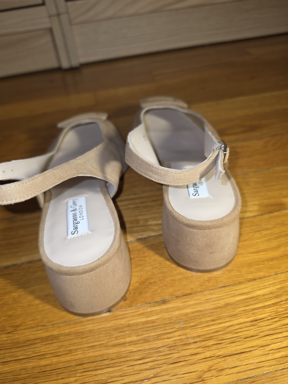 Sargasso & Grey Amalie Suede Slingbacks 8W - Picture 6 of 6